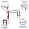 Merrick Lane Litchfield 42" Writing Desk with Divided Storage Drawer